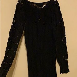 Fitted long sleeve dress